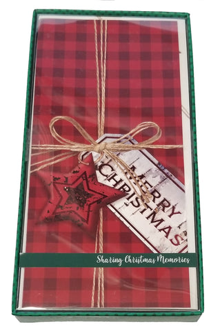 Rustic Christmas Gift - Boxed Christmas Cards - 16ct