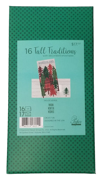 Winter Forest Wonderland - Boxed Christmas Cards - 16ct