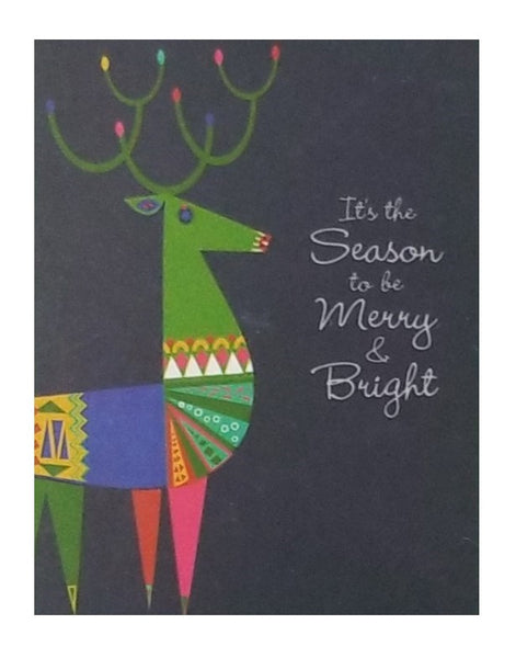 Merry & Bright - Petite Boxed Christmas Cards - Blank Inside - 20ct