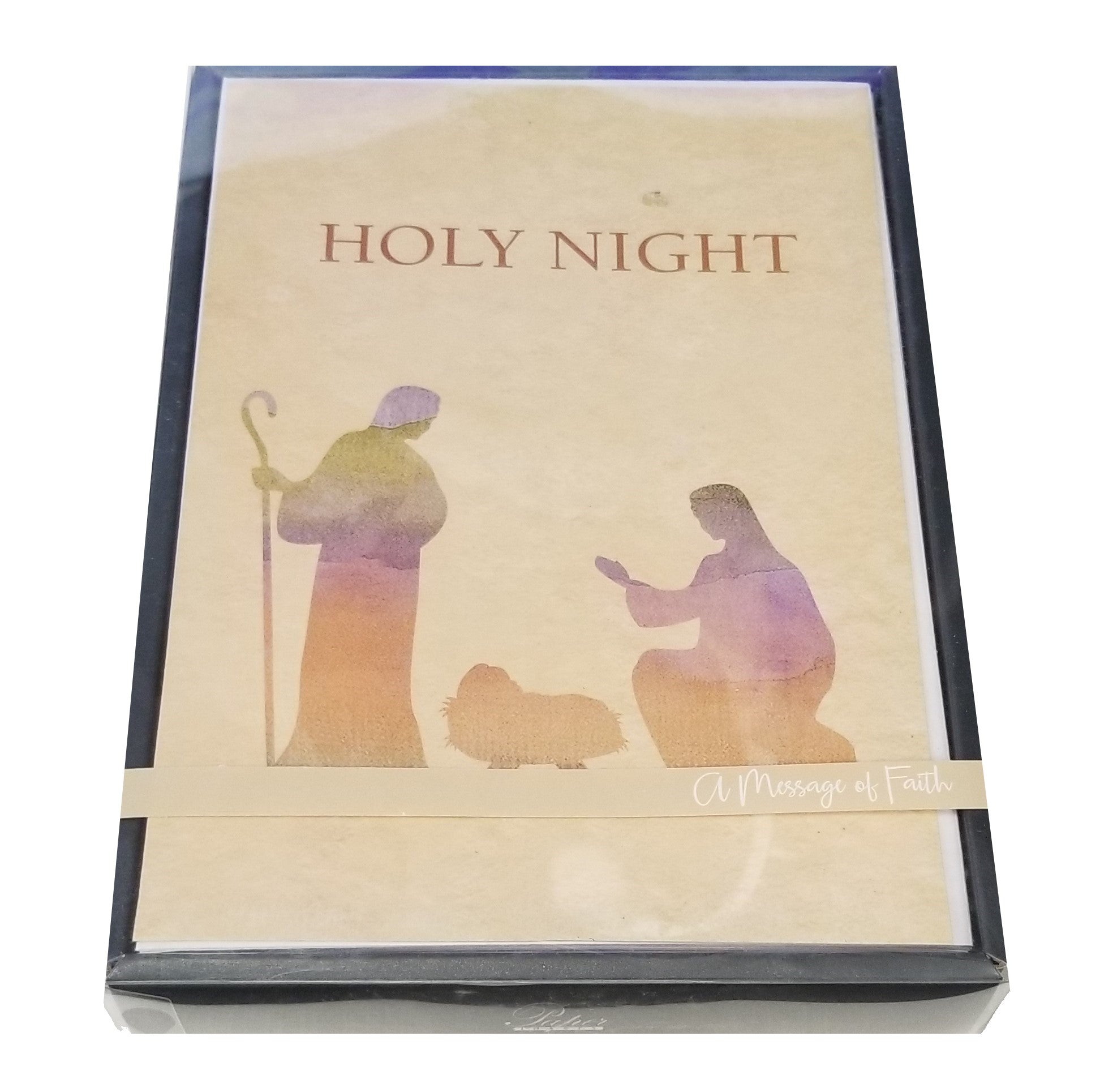 Holy Night - Religious Luxury Boxed Christmas Cards -  20ct