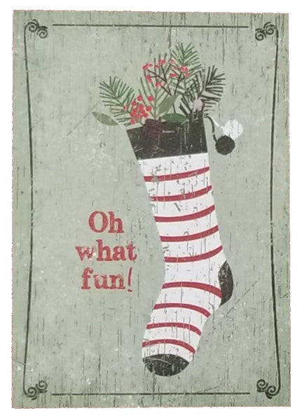 Oh What Fun! - Country Christmas Boxed Card Set -  20ct