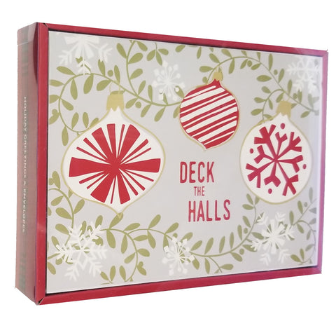 Deck the Halls - Country Christmas Boxed Card Set -  20ct