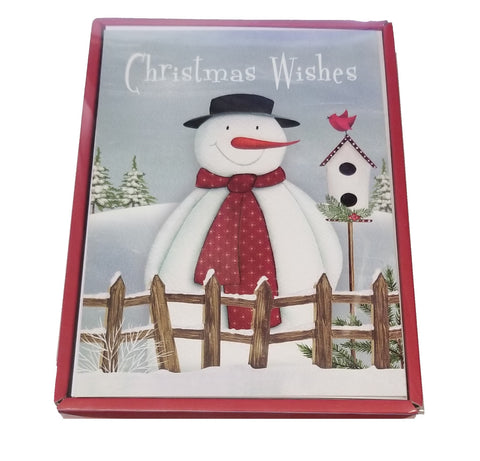 Christmas Wishes - Country Christmas Boxed Card Set -  20ct