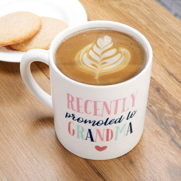 Promoted to Grandma - 16 oz. White Coffee Mug