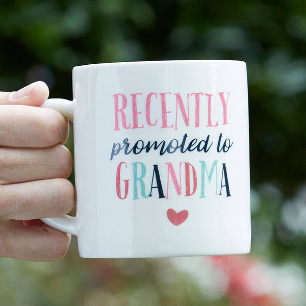 Promoted to Grandma - 16 oz. White Coffee Mug