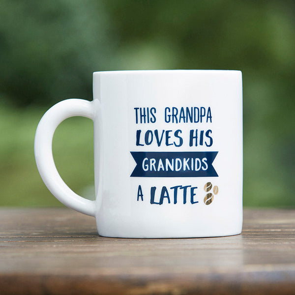 Grandpa Latte - 16 oz. White Coffee Mug