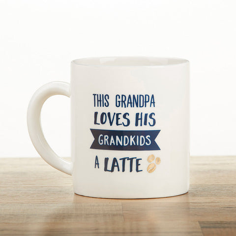 Grandpa Latte - 16 oz. White Coffee Mug
