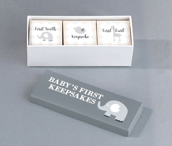 Set of 3 Baby's First Keepsakes Boxes