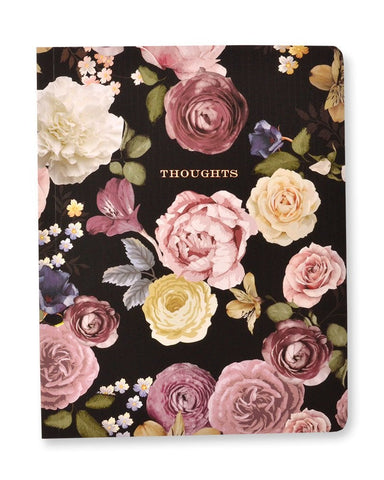 Notebook - Vintage Floral 'Thoughts'