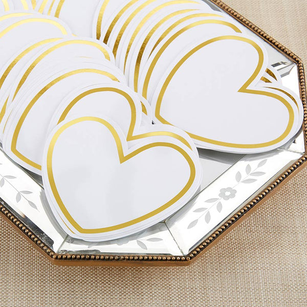 Set of 50 - Heart Shaped Cards