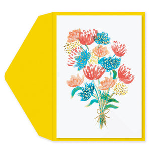 Blank Greeting Card - Floral Bouquet