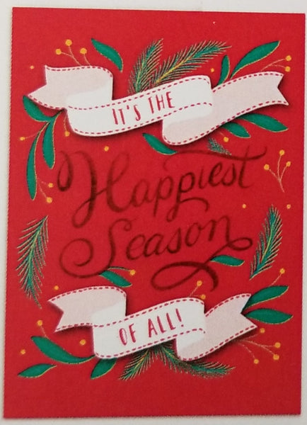 Happiest Season -  Premium Handmade Boxed Holiday Cards - 12ct.