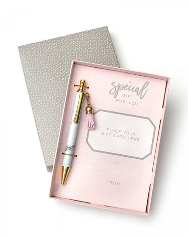 Gift Card Holder with Marble Pen