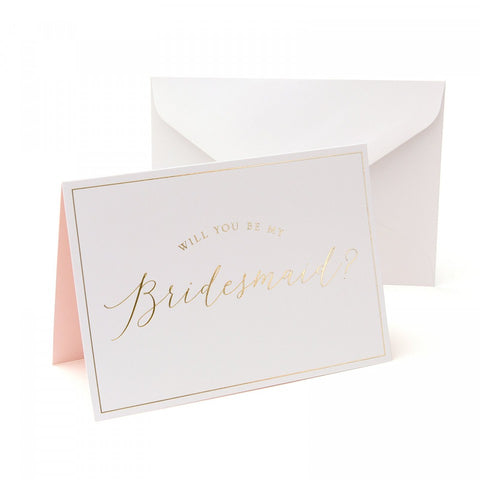 Be My Bridesmaid? - 10 piece Card Set with foil