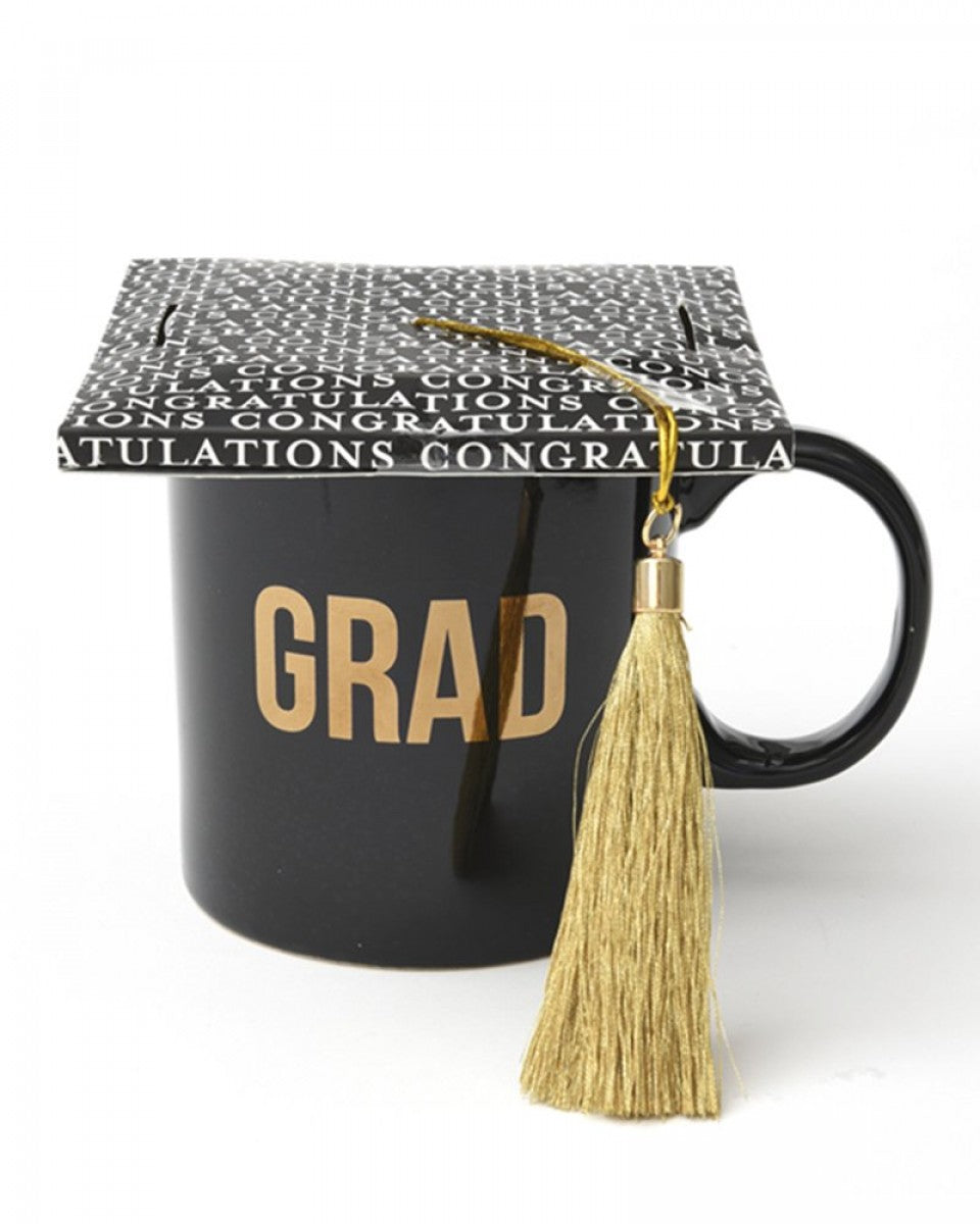 Gold Foil 'Grad' Gift Mug