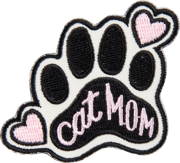 Iron -on Patch - Cat Mom