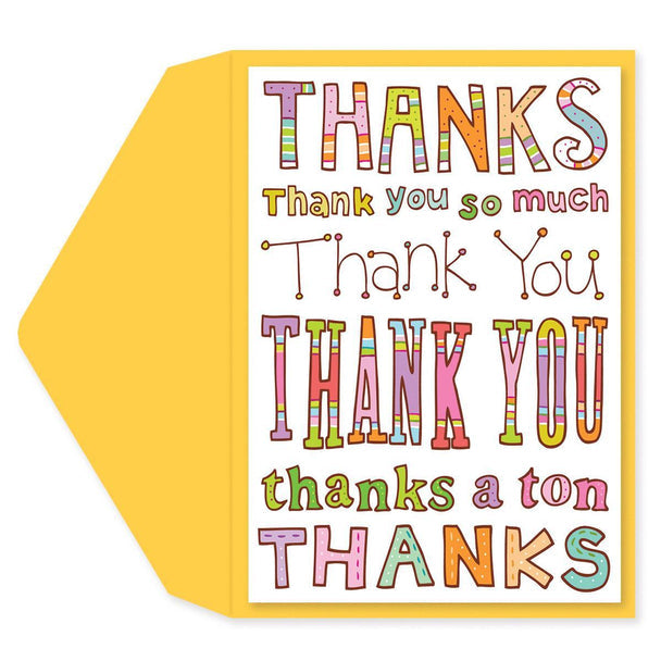Thank You Greeting Card - Many Thanks!
