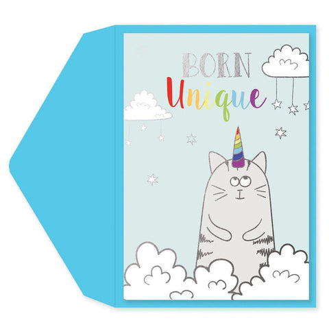 Birthday Greeting Card  - Born Unique