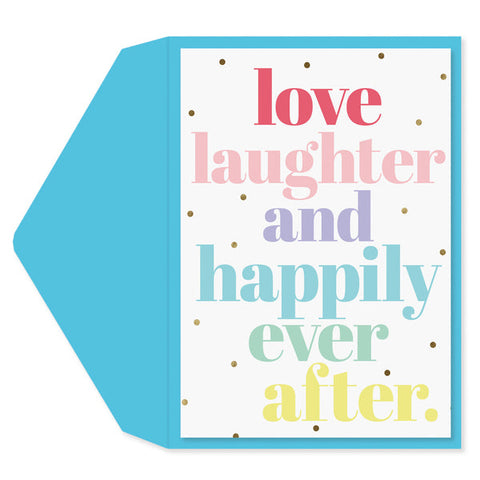 Wedding Greeting Card  - Happily Ever After