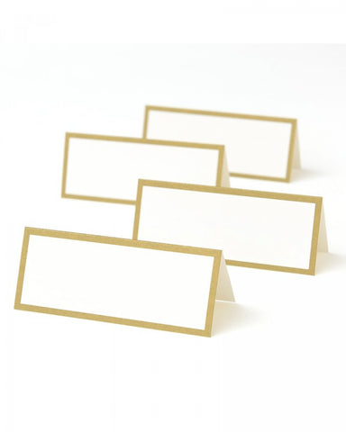 Gold Border Place Cards - 50 ct.