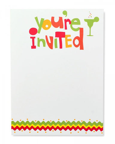 Southwestern Themed Party Invitations - 10 pack