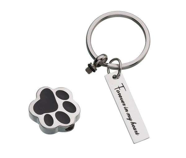 Pet Memorial Forever by My Side Jewelry Key Ring