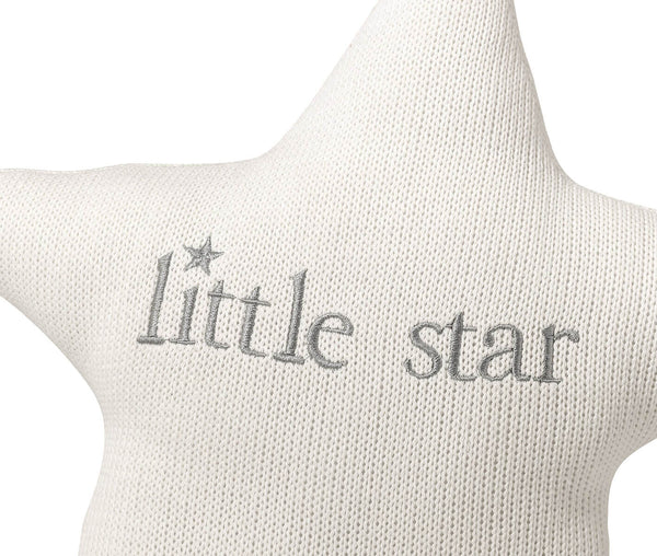 White Star and Gray Moon Nursery Pillow Set