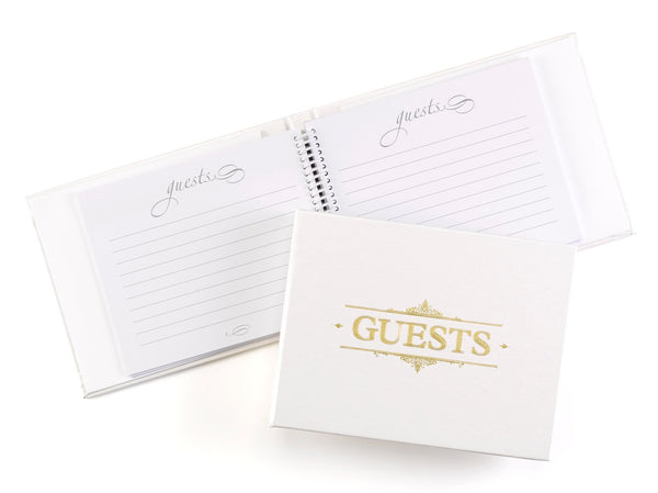 Baroque Guest Book - Gold