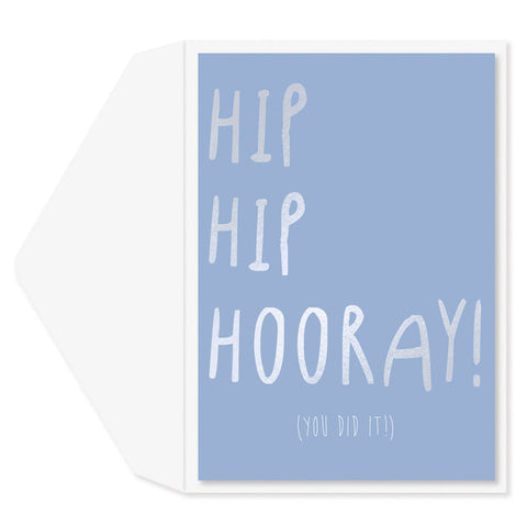 Congratulations Greeting Card - Hip Hip Hooray