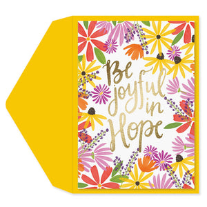 Blank Greeting Card - Joyful in Hope
