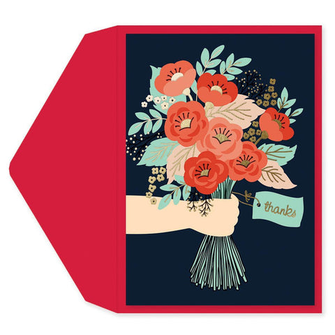Thank You Greeting Card - A Bouquet For You
