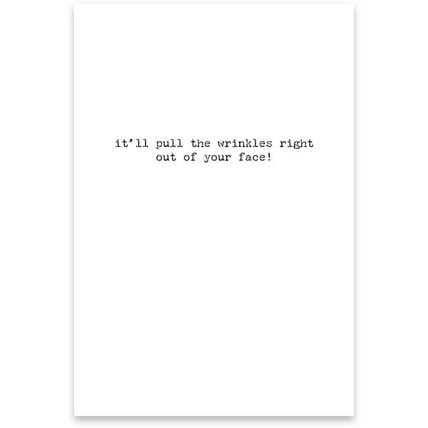 Just Funny Greeting Card - Go Braless