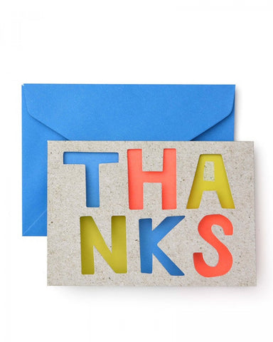 Die-Cut Thank You Cards- 10 ct.
