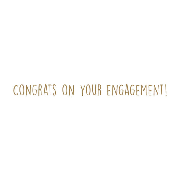 Engagement Greeting Card - You Said Yes
