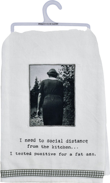Kitchen Towel - Social Distance From The Kitchen
