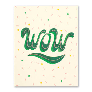 Thank You Greeting Card - Wow!