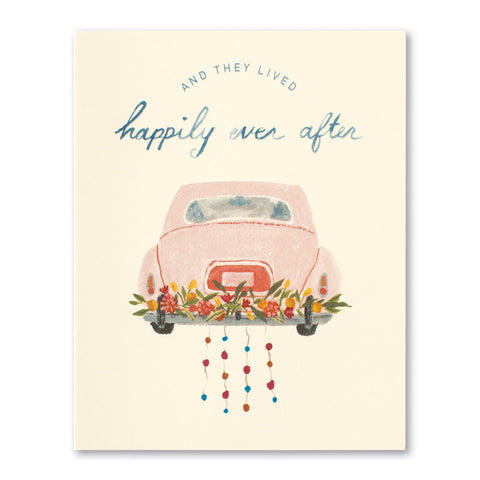 Wedding Greeting Card - Happily Ever After