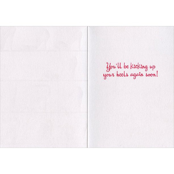 Get Well Greeting Card - Emoticon Hangover!