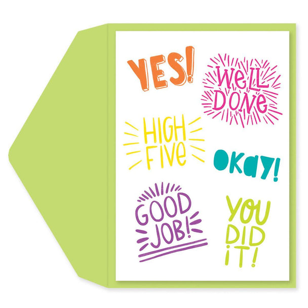 Congratulations Greeting Card - Well Done