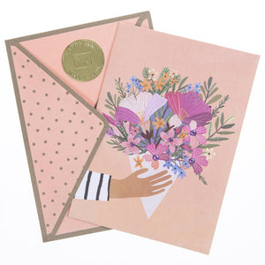 Blank Greeting Card - Bouquet