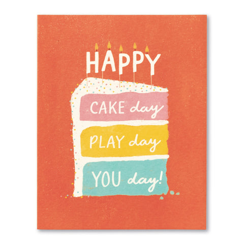 Birthday Greeting Card - Happy Cake Day