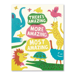 Encouragement Greeting Card - There's Amazing