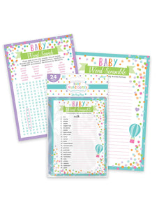 Baby Word Games - 24 sheets