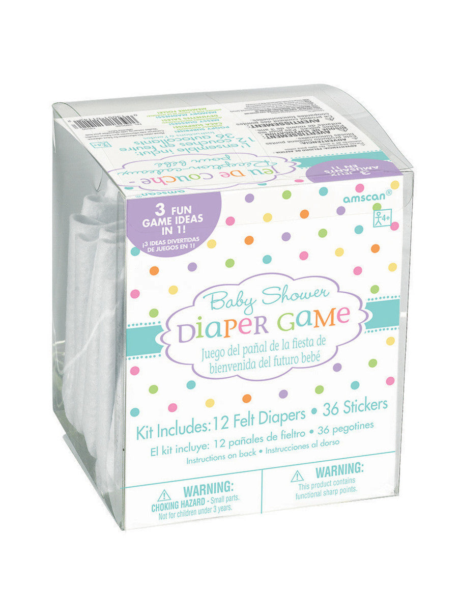 Baby Shower Diaper Game Kit