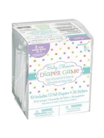 Baby Shower Diaper Game Kit