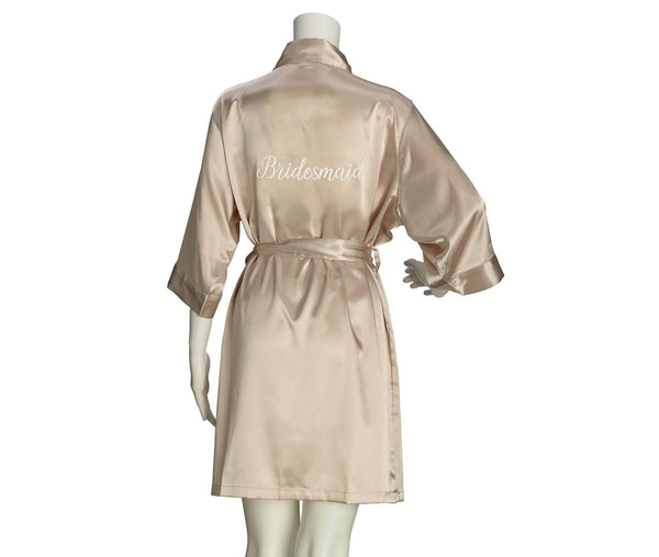 Bridesmaid Satin Robe - Available 3 Colors