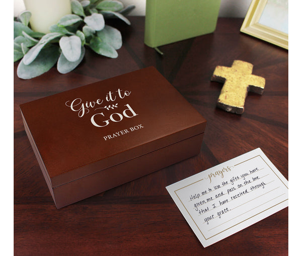 "Give it to God" Prayer Box with 30 Prayer Cards