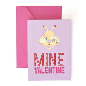 Valentine's Day Greeting Card  - Bee Mine Valentine