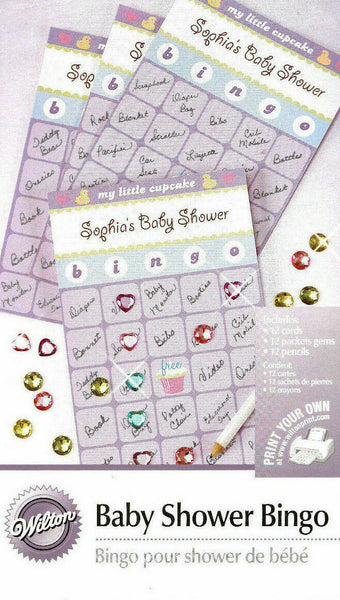 Baby Shower Bingo Game - 12 pack