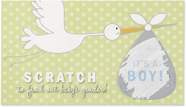 Baby Reveal Scratch-Off Cards - It's a Boy!